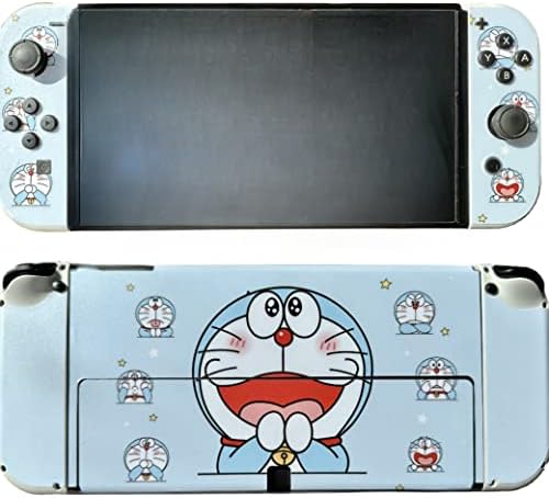 Piele completă de înveliș pentru comutator Oled Anime Doraemon Switch OLED COVER PIELE DE PIEL