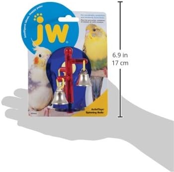 JW Pet Company ActiviToys Spinning Bells Jucărie pentru păsări, culori asortate