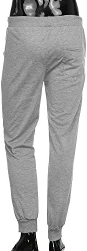 Sezcxlgg mens joggers cu buzunare pentru bărbați pantaloni de pulover casual pantaloni de modă pantaloni bărbați pantaloni