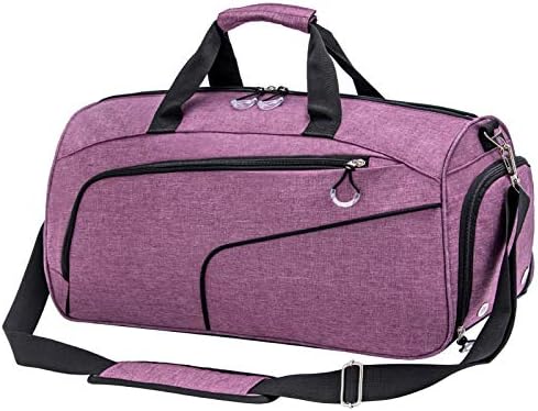 Kuston Sport Gym Bag cu pantofi compartiment & amp; Wet Pocket Gym Duffel Bag geantă de noapte pentru bărbați și femei