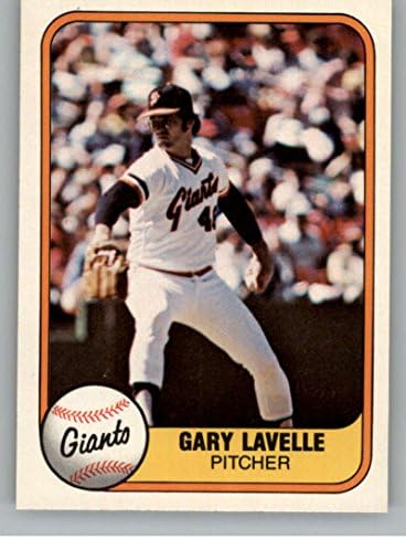 1981 Fleer 448 Gary Lavelle San Francisco Giants