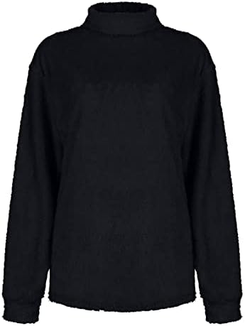Pulover tricotat pentru femei 2022 pulover Solid o-gât Mânecă lungă tricotat talie liberă Pulover termic Top Hanorac gros