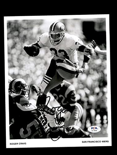 Roger Craig PSA ADN semnat 8x10 Autograf Photo 49ers - Fotografii autografate NFL