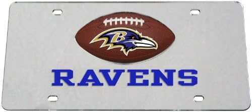 NFL Baltimore Ravens oglindită plăcuță de înmatriculare