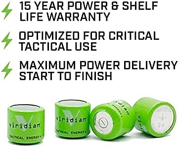 Viridian CR 1 / 3N Tactical Energy Plus Baterii cu litiu, 3 Volți