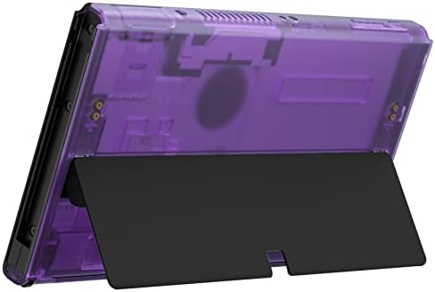 Extrerate Clear Clear Atomic Purple Consola din spate DIY Înlocuire Carcasă Carcasă pentru coajă Nintendo Switch Console OLED