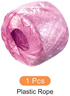 Rebower poliester nailon coarda [pentru uz casnic pachet de ambalare DIY] - 150m / 492ft / 1roll Plastic, roz