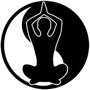 Yoga Ședinței Pune Yin Yang 6 Vinil Autocolant Auto Decal