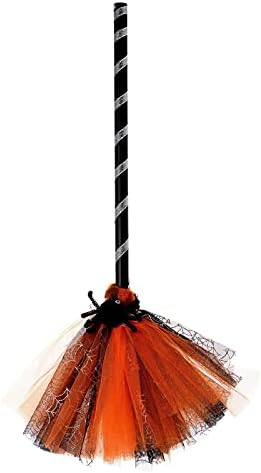 Halloween Decor Vrăjitoare Care Zboară Mătură Petrecere Dans Costum Recuzita Dress Up Și Bulbi De Crăciun