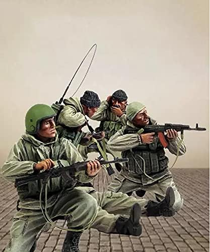 RISJC 1/35 Echipa Rusă Echipa Scoutului de rășină Model de soldat nepatat și neasamblat kit în miniatură/D36078