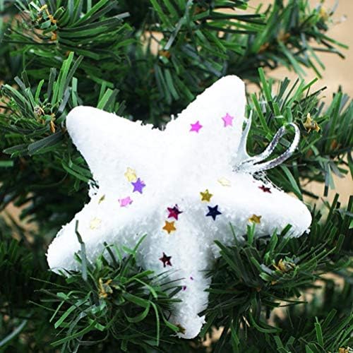 Amosfun Nativity Decor de Crăciun ornamente de spumă DIY Xmas Arbore de Crăciun Star Star de iarnă Craft Star Stele Decors