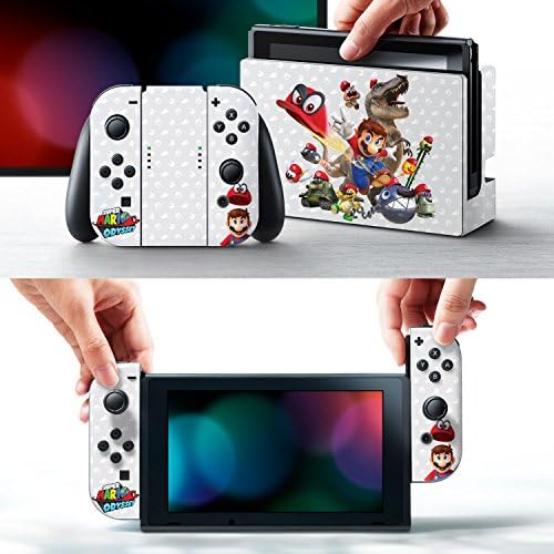 Controler Gear Nintendo Switch Switch & Screen Protector Set, licențiat oficial de Nintendo - Super Mario Odyssey Capture - Nintendo Switch