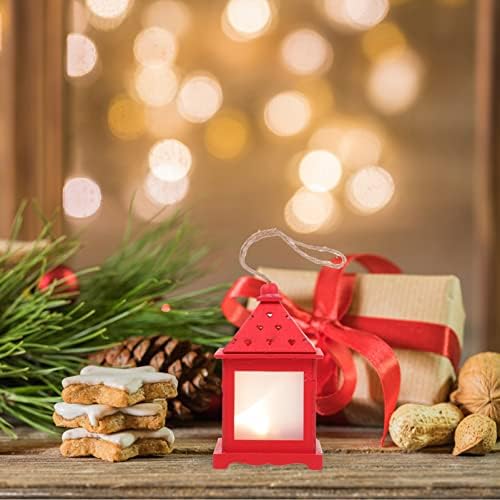 Excear Crăciun Luminous Casa din lemn, Casă strălucitoare din lemn Decor de Crăciun Casă de Crăciun împodobit Ornament desktop