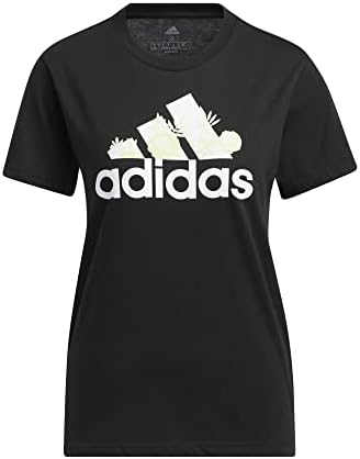 Adidas Superrer Floral Logo Graphic Tee Women's