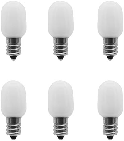 Ydjoo E12 bec LED 3W Becuri frigorifice reglabile 25W echivalent Alb Rece 6500K lampă decorativă de noapte E12 Candelabre becuri