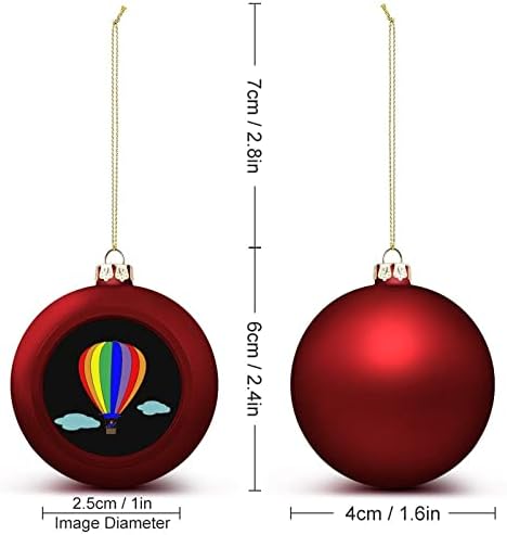 Balloon cu aer cald colorat de Crăciun ornamente atârnate xams decorare copac pentru petreceri de vacanță