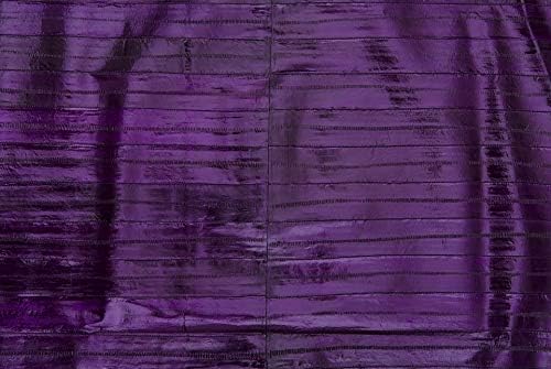 Violet glazurat al panoului de piele de anghilă