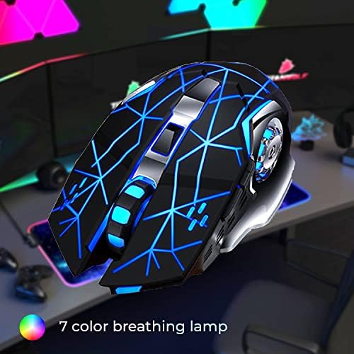Dracaena individualitate moda Gaming Mouse 4 LED spate lumina Design Ergonomic Mouse pentru Desktop / Laptop, Star Black