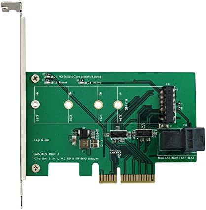 PCI-E 4 benzi la M. 2 & amp; adaptor Mini SAS HD