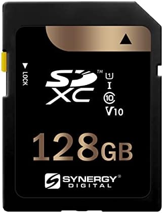 Synergy Digital Camera card de memorie, compatibil cu Fujifilm X-H2S aparat de fotografiat Digital, 128gb Secure Digital Clasa