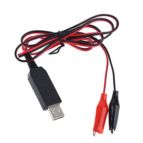 Înlocuiți 2X AA AAA Eliminator de baterii USB 5V până la 3V Cablu de coborâre pentru jucărie radio - Intrare DC 5V 2A, ieșire