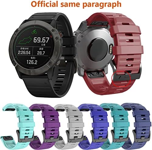 Aehon 22m 26mm Sport Silicon Watchband pentru Garmin Fenix ​​6x 6pro 5x 5 Plus 3 HR 935 S60 MK2 Fit Easy Fit Rapid Responism