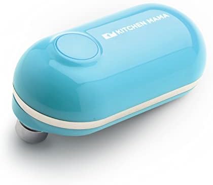 Kitchen Mama Mini Electric Can Opener: deschideți cutii cu o simplă apăsare de buton - Ultra-Compact, economisitor de spațiu