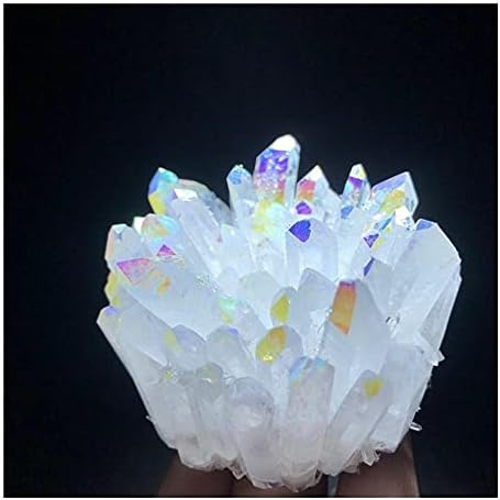Kksi Titanium Rainbow Cluster Quartz Crystal Specimen mineral Reiki vindecare Crystal Crystal