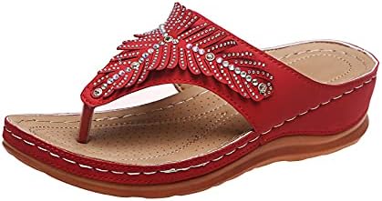 Sandale de plajă hamovessi pentru femei ineluri de la picior anti-alunecare flip flop papuci femei confortabile pluză dimensiuni