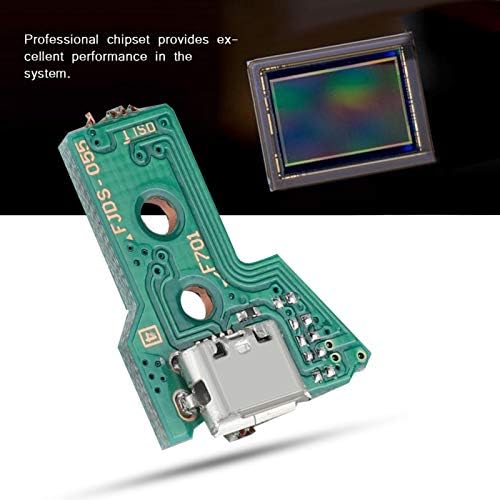 CHENQIAN înlocuire USB placa de încărcare Port soclu încărcător JDS-050 pentru PS4 controler joc mâner verde