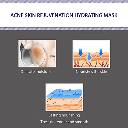BIOAQUA PURESKIN-acnee & amp; Rejuvenation masca tratament foaie de întinerire a feței îndepărtarea eficientă hamamelis Extract