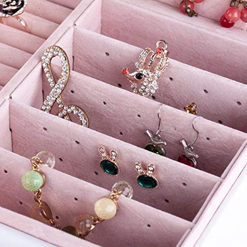 Cutii de bijuterii QTT Cabinet Armoire Brățară Colier Colier Carcasă de bijuterii Extra Bijuterii mari Cutie de bijuterii pentru
