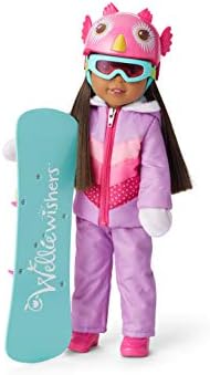 American fata WellieWishers Frosty distractiv Snowboard Set pentru 14.5 & 34; Păpuși