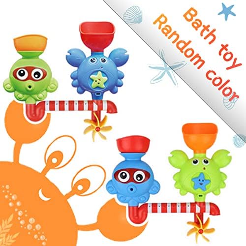 Jucării de baie GOODLOGO jucării pentru cadă pentru 1 2 3 4 ani copii mici jucărie de perete de baie cascadă umplere Rotire