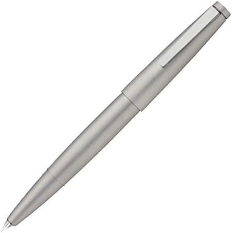 Lamy L02-M Fountain Pen, Nib M, Medium Point, 2000, Oțel inoxidabil Premier, tip de inhalare