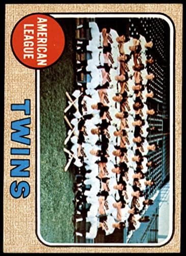 1968 Topps 137 Twins Team Minnesota Twins NM Twins