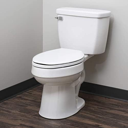 Hausen scaun de toaletă cu închidere moale, alungit, alb, 2 pachete