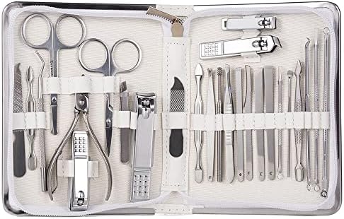 Azanu unghii Clipper Kit Professional Grooming Kit Pedichiure Kit Tools Tăieți cu unghii cu lux de călătorie pentru călătorii