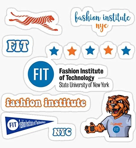 Fashion Institute of Technology Pack - Grafic de autocolante - Auto, perete, laptop, celulă, autocolant pentru ferestre, mașini,