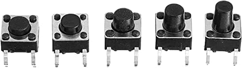 Micro comutatoare 50pcs 6x6x5/4.3/5.5/6/7/8/9/10/13mm comutator tact întrerupător apăsat buton 12v 4pin dip micro comutator