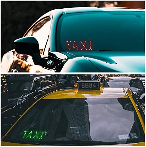 Semn de Taxi YSY, Logo cu lumină LED,pe geamul mașinii cu invertor de încărcător auto DC 6V pentru șofer de transport în comun