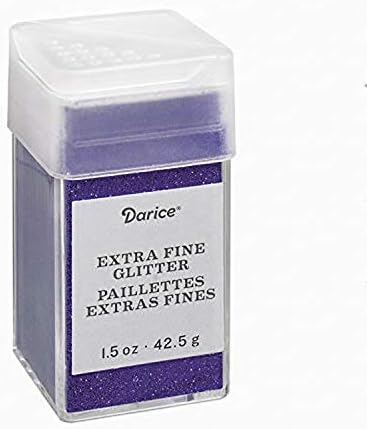 Muse Extra Fine Glitter de 1,5 uncii de recipient cu capac de turnare sau shake - purpuriu închis