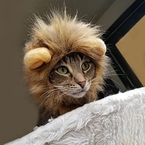 Lion Mane peruca pentru costum de câine și pisică