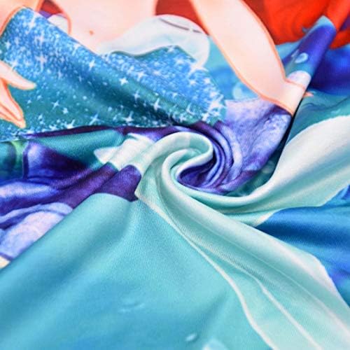 AOVCLKID Toddler fete printesa rochie copii mici vara imprimare Casual Shirtdress