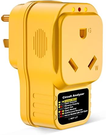 Protector EYGDE RV Surge Protector 30 AMP RV Analizator de circuit cu indicator LED Light Tensiune Protecție Protecție Accesorii