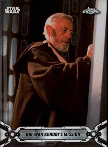 2019 Topps Chrome Star Wars Legacy 92 Cardul de tranzacționare al misiunii Obi-Wan Kenobi
