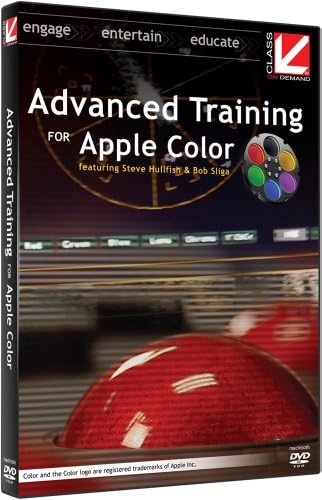 Clasa On Demand Instruire avansată pentru Tutorial de formare educațională Apple Color Tutorial DVD-ROM cu Steve Hullfish și