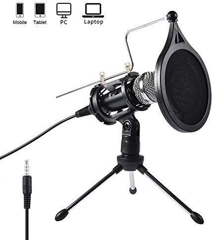 Uxzdx Cujux Karaoke Înregistrare condensator microfon telefon mobil microfon Jack 3.5 mm Pentru Calculator PC microfon pentru