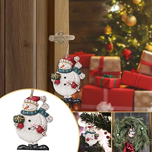 ICicle Garland for Mantle Snowman din rășină Pandantivul de Crăciun decorare Color Engineering Tree Christmas Arbore de Crăciun