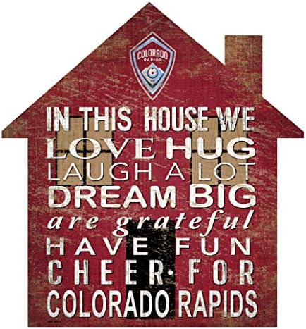 Fan Creations MLS Colorado Rapids Unisex Colorado Rapids Sign, culoarea echipei, 12 inch